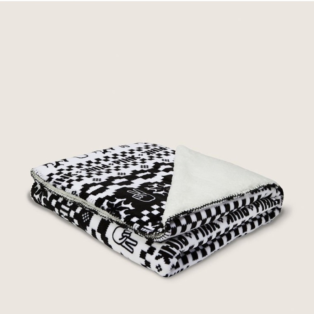 Victoria's Secret Pink Sherpa Blanket